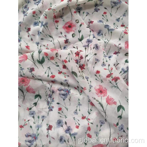 Lady Dress Polyester Chiffon Print Fabric 75D Hi-Multi Polyester Chiffon Printed Fabric Supplier